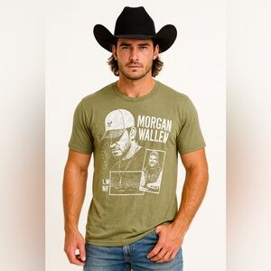 Morgan Wallen "Last Night" Graphic T-Shirt Size XXL